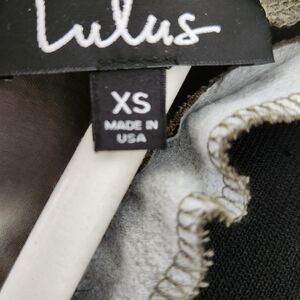 Lulus Olive Green rayon dress xs